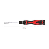 Amazon Basics Magnetic Ratcheting Wrench and Electronics Precision Screwdriver Tool Set, 73-Piece, with Carry Case for Household Repair, Small Jobs, Eyeglasses, Black/Red/Silver