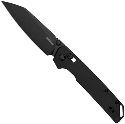 Kershaw Iridium Folding Pocket Knife, 3.4 inch D2 Steel Blade, DuraLock Locking Mechanism, Pocketclip