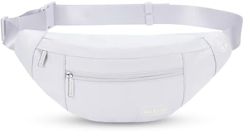 MAXTOP Large Crossbody Fanny Pack with 4-Zipper Pockets,Gifts for Enjoy Sports Festival Workout Traveling Running Casual Hands-Free Wallets Waist Pack Phone Bag Carrying All Phones