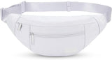 MAXTOP Large Crossbody Fanny Pack with 4-Zipper Pockets,Gifts for Enjoy Sports Festival Workout Traveling Running Casual Hands-Free Wallets Waist Pack Phone Bag Carrying All Phones