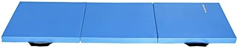 BalanceFrom Folding Gymnastics Mat Home Gym Floor Tumbling Equipment, Multicolor