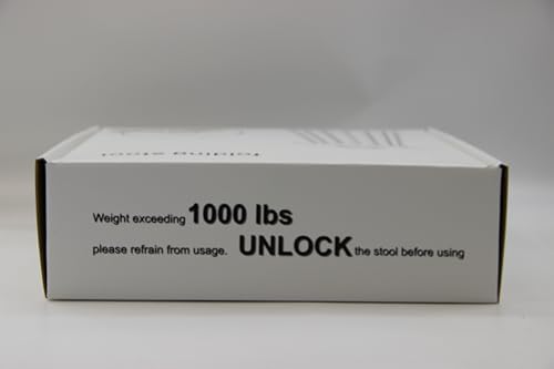 ALEVMOOM Upgraded XXL 19.7" Portable Collapsible Stool with Cushion,Telescoping Folding Stool for Adults,Yet More Sturdy Camping Stool with Load Capacity 1000lbs,for Outdoor Garden Hiking BBQ