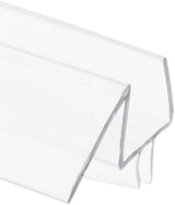 Prime-Line M 6259 Frameless Shower Door Bottom Seal for 1/2 in. Thick Glass Doors, Dual Flap and 45 Degree Drip Guard, 36 in., Clear Vinyl (Single Pack)