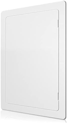 Access Panel for Drywall - 12 x 16 inch - Wall Hole Cover - Access Door - Plumbing Access Panel for Drywall - Heavy Durable Plastic White