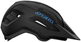 Giro Fixture II MIPS Mountain Bike Helmet for Men, Women, Kids, and Adults – Matte Black/Blue Logo, Universal Youth (50-57cm)