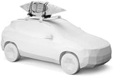 Thule Hull-a-Port XTR - Kayak j-style roof rack - Carry up to 2 kayaks - Folds flat - Pre-assembled - Locks to roof rack - Universal mounting up to 80.5mm wide load bars