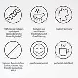 Collagen Hydrolysate Peptides (Natural Cocoa Flavour) Premium Protein Powder Primal Collagen Protein Powder from Willow Production Type I and Type II Lift Drink and Laboratory Tested Cocoa - 600 g