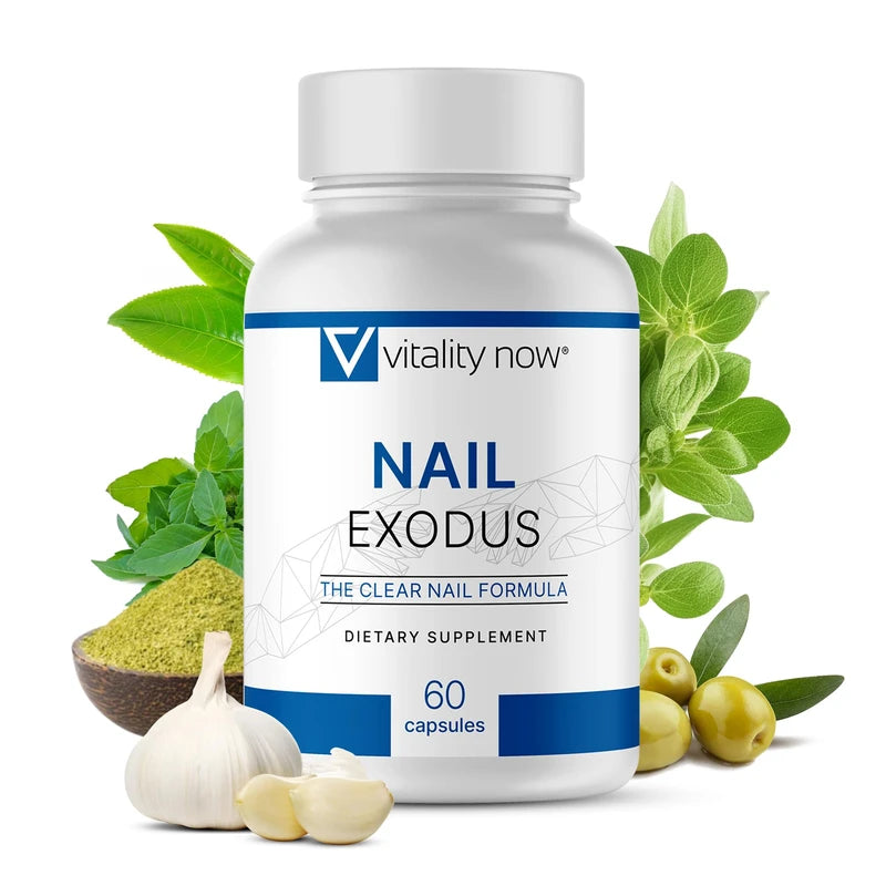 Vitality Now Nail Exodus - Vitality Healthy Nails - Premium Formula for Healthier Feet - 60 Capsules