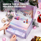 beetles 【Best Gift】Beetles 2024 Advent Calendar Gel Nail Polish Kit Christmas Best Gift Choice for Women and Girls - Color: 20 Colors Gemstone Party (Gift Box)