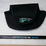 Fisherman's Life No Excuses Travel Rod with Protective case Travel Friendly Reel Protector Fish Anywhere Anytime (9 ft 4 inch)