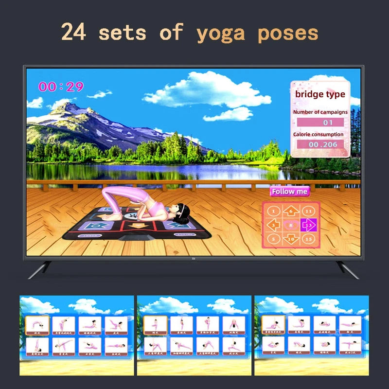 Damcoola Retro TV Game Console for Kids,Kids TV Games with Dance Mat,with 21 AR Gun Shooting Game, 200+ Dance mat Songs,900+ Games, Plug and Play,Giftware for Boys & Girls