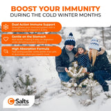 C-Salts C-Salts Original Vitamin C Powder Supplement - 100% Pure High Dose Buffered Vitamin C Powder for Immune Support - Sugar-Free Powdered Drink Ascorbate, Organic, Stomach-Friendly, Original 26oz