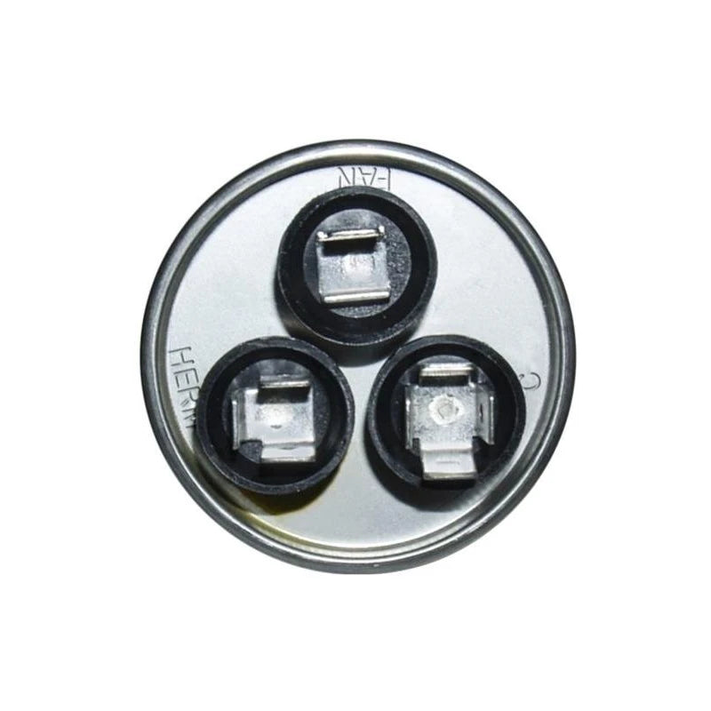 GE/Genteq 97F9895 Z97F995 97F9895BZ3 27L880 45 + 5 uf MFD 370 Volt VAC CAPCOM Replacement Round Dual Run Capacitor