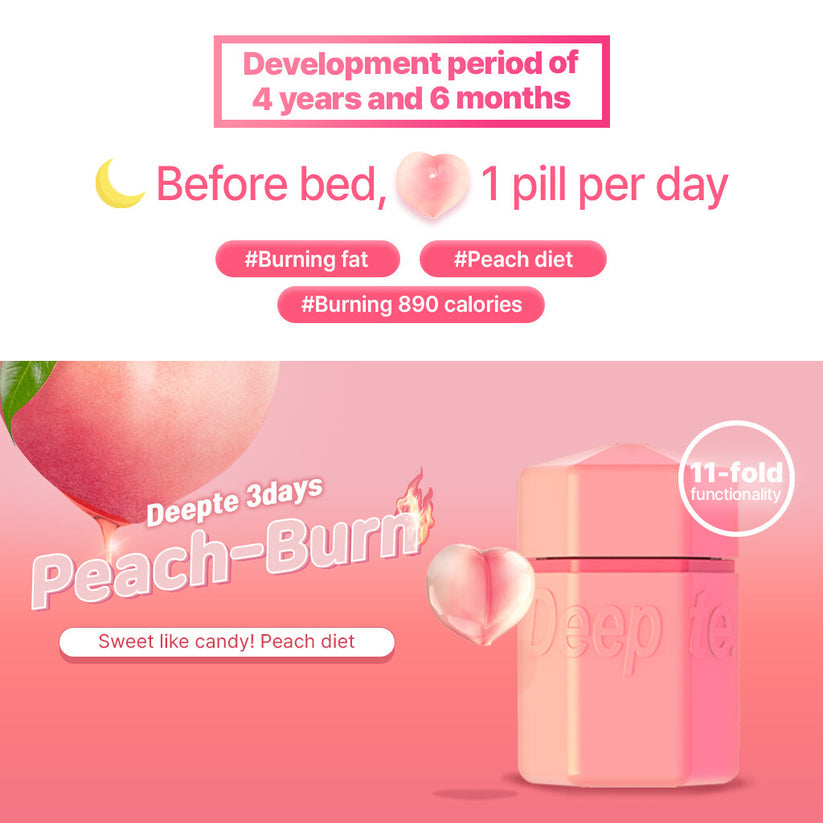 Deepte 3-Day Peach Burn 30 Tablets (30-day supply)