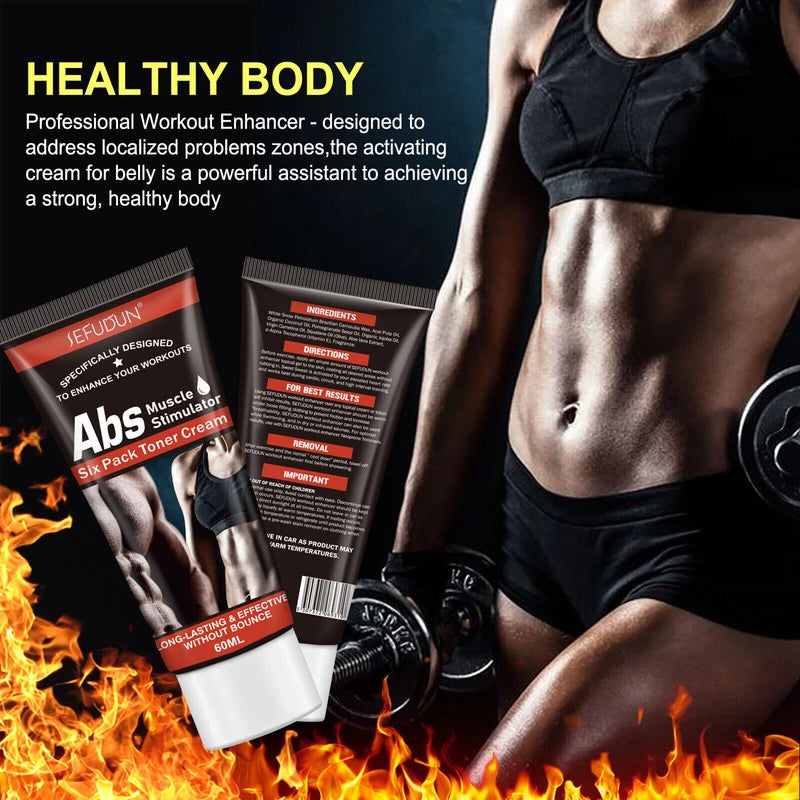 ABS Fat Burner Cream for Men Abdominal Muscle Belly Natural Body Slimming Cream