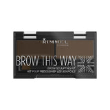 RIMMEL Brow Dis Wey Sculpting Kit 003 Dark Brown 0.1 oz (3.27 g)