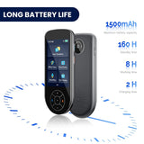 Language Translator Device 2025 Instant Two-Way Language Translator Support 137 Language Portable Real Time Voice Translation Online/Offline/AI/Text/Photo Translation for Travel Learning(Silver Black)