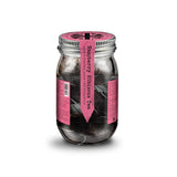 Charbrew Raspberry Hibiscus Tea Teabags - 100% Compostable Tea Bags in Reusable Glass Mason Jar 40g/1.41oz - 16 Premium Fine Mesh Teabag Infusers Premium Tea from Sri Lanka