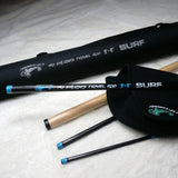 Fisherman's Life No Excuses Travel Rod with Protective case Travel Friendly Reel Protector Fish Anywhere Anytime (9 ft 4 inch)