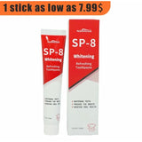 NASHUDA SP-8 [Triple Whitening] Probiotic Whitening Toothpaste, Free of Fluoride,Hydroxyapatite, Anti plaque,  Whitening Toothpaste Flavored Teeth - Specification: 1pcs