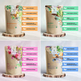 Gardenika Organic Loose Leaf Tea Sampler – 8 Pack, 1 LB – Herbal and Naturally Caffeine-Free Set - Ayurvedic Assortment Blend