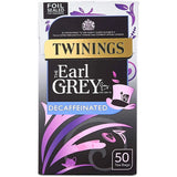 Twinings Earl Grey Decaffeinated Tea, Pack of 50
