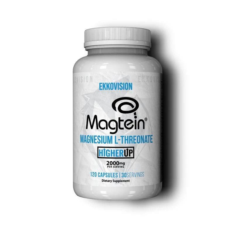 Ekko Magtein - Magnesium L Threonate 3rd Party Tested Edible Supplement - Servings: 240 caps / 60 servings, Magneisum Form: Magnesium L-Threonate (Magtein)