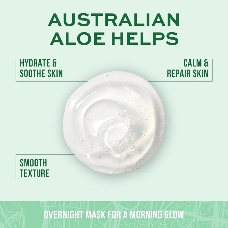 Freeman Exotic Blends Australian Aloe Jelly Mask Leave-On Overnight Facial Ma...