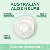 Freeman Exotic Blends Australian Aloe Jelly Mask Leave-On Overnight Facial Ma...