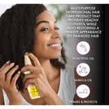 Royale Flawless Magic Oil Hair Serum | Coconut Oil, Rose Petal Oil, & Marula Oil Haircare Smooth Daily Moisture Hydrate Nourishing Moisturizer