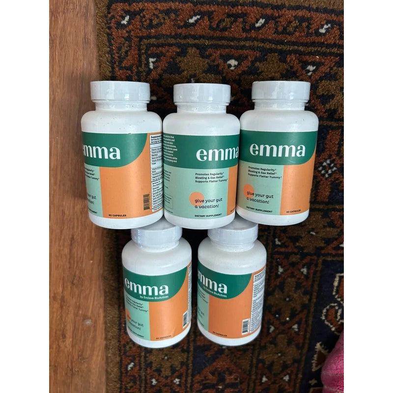 Emma Relief Supplement Konsciens Keto for Gut Bloating 60 Capsules Pack of 5