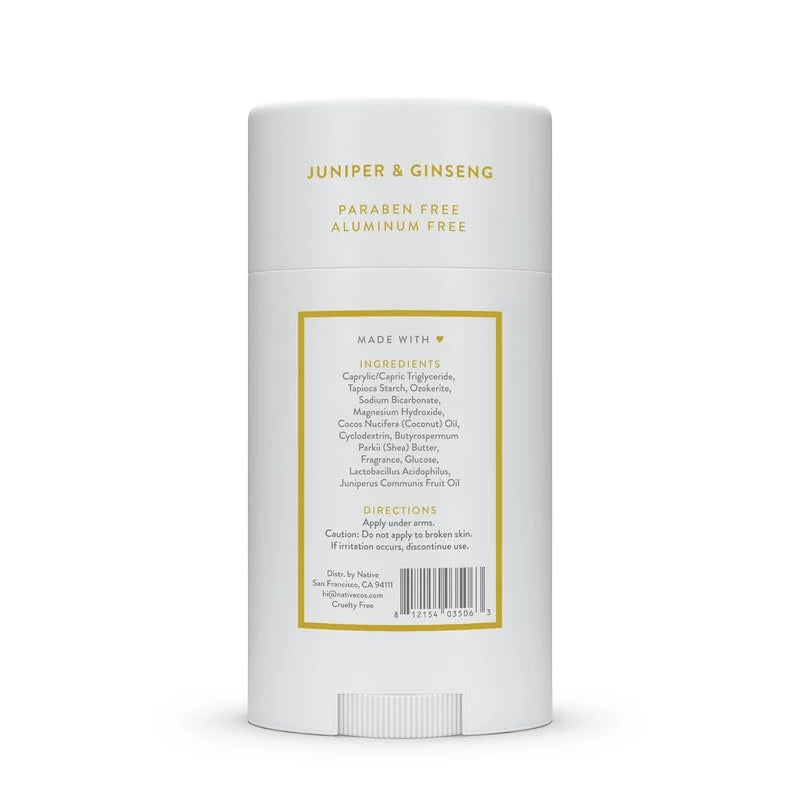 Native Deodorant Juniper and Ginseng - 2.65oz