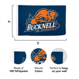 Desert Cactus Bucknell University Flag Bison Banners 100% Polyester Indoor Outdoor 3x5 feet Flags (Style 1)