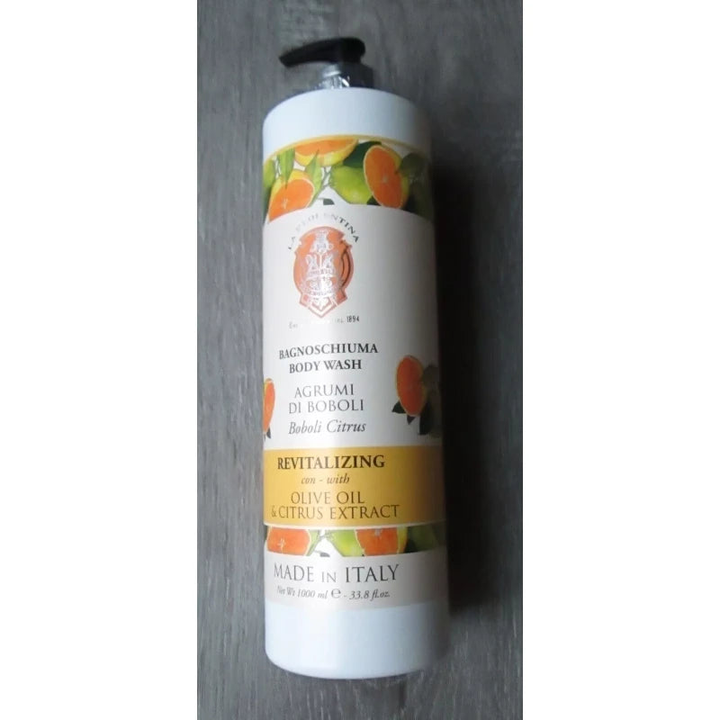 LA FLORENTINA BOBOLI CITRUS *BODY WASH* W/PUMP MADE IN ITALY 1000 ml 33.8 FL OZ