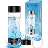 Hydrogen Water Bottle 2024, Hydrogen Water Bottle Generator with SPE PEM Technology Water Ionizer, Hydrogen Water Machine Improve Water in 3 Minutes for Home, Office, Travel, Daily Drinking(Black)
