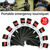 10 pcs Tourniquet Rapid One Hand Application Emergency Outdoor First Aid Kit