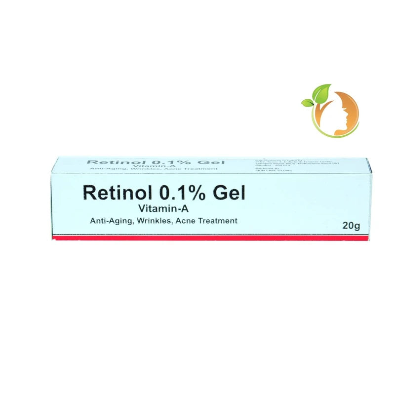 Retinol Gel 0.1 Vitamin A Repairs Fine Lines & Wrinkles, Scar Treatment, Age and Sun Spots, Anti-Aging Formula , 20 Grams