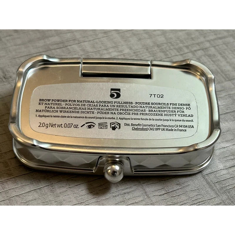 Benefit Foolproof Brow Powder #5 new No brush or box