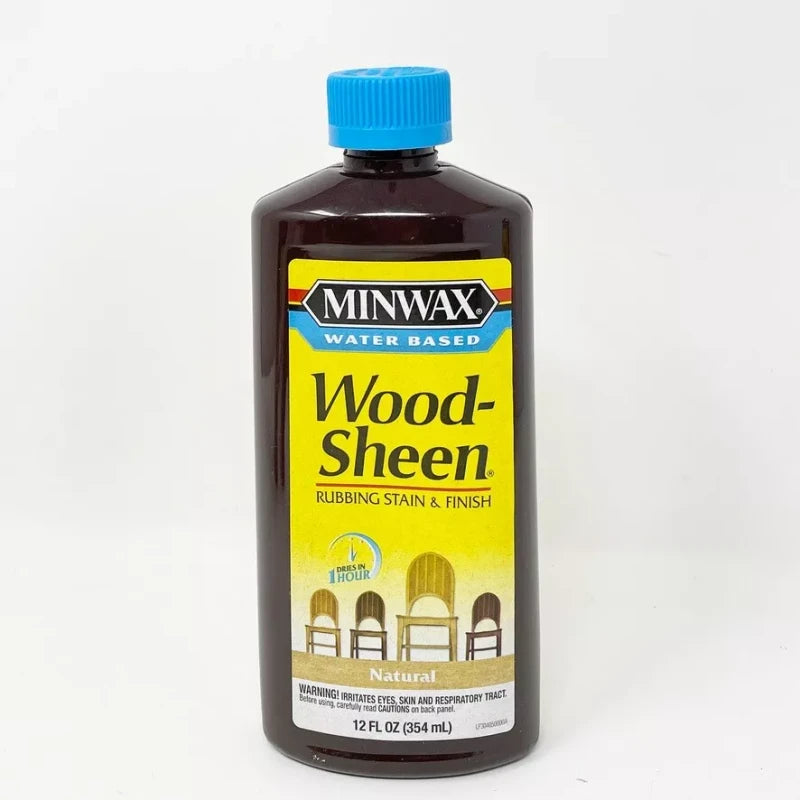 Minwax Wood-Sheen Rubbing Stain & Finish Natural Water Based Discontinued NEW