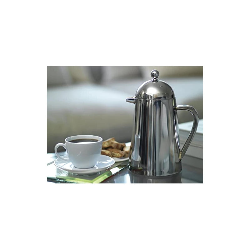 La Cafetière Havana Stainless Steel Double Walled Cafetière, Eight Cup, Gift Boxed