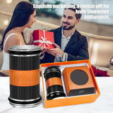 CYYOLLPF Knife Sharpener Tool,Upgraded Rolling Knife Sharpener Kit,Knife Sharpening with Diamond and Ceramic for Steel of Any Hardness,Kitchen Knives Sharpener Kit with 15 & 20 Degree Magnetic Angle (black)
