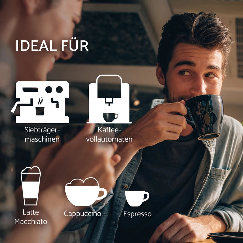 Jacobs Café HAG Classic Mild Café Crema, 500 g Whole Coffee Beans Decaffeinated, Intensity 4/5, for Professional Use