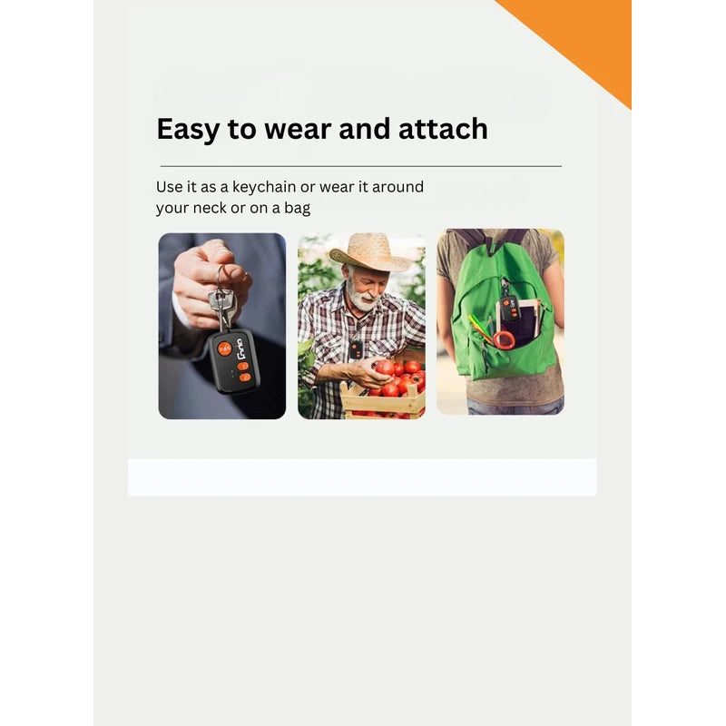 GPS Tracker for Seniors | Medical Alert Device | Tracking Device for Seniors | Mini Phone for Seniors with Unlimited Two-Way Cellular Phone Calls | Senior Tracker with Fall Down Detection | Fonie