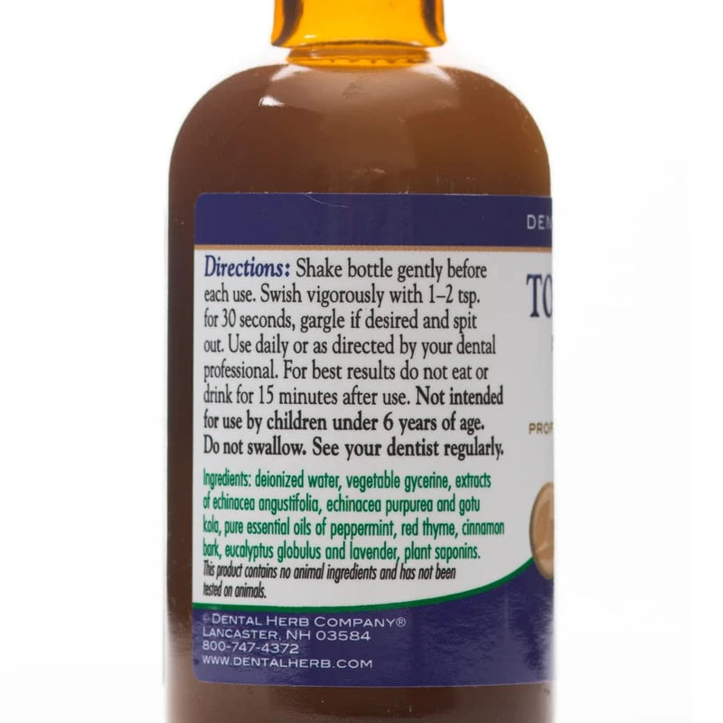 Dental Herb Company Dental Herb Company Tooth & Gums Tonic Mouth Wash - Travel Size ** (2 oz.) ** Made with Pure Essential Oils to Relieve Bad Breath, Bleeding and Irritated Gums.