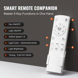 VEVOR Bathroom Exhaust Fan, 110 CFM High-Efficiency Ventilation, 1.5sones Low Noise Operation All-Copper Motor, Remote Control, Energy-Saving Bathroom Ceiling Fan For Various Ceilings