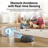 Tipdiy Robot Vacuum and Mop Combo, 4200Pa Powerful Robotic Vacuum Cleaner, G90