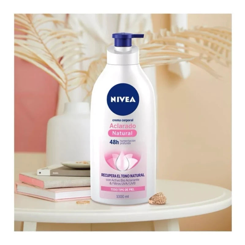 Nivea Crema Para Cuerpo Nivea Aclarado Natural En Dosificador 1000ml
