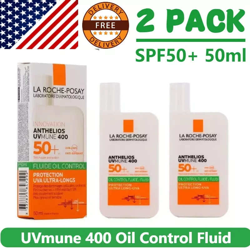 La Roche-Posay Anthelios UVMune 400 Oil Control Fluid SPF50+50 ML 2-PACK