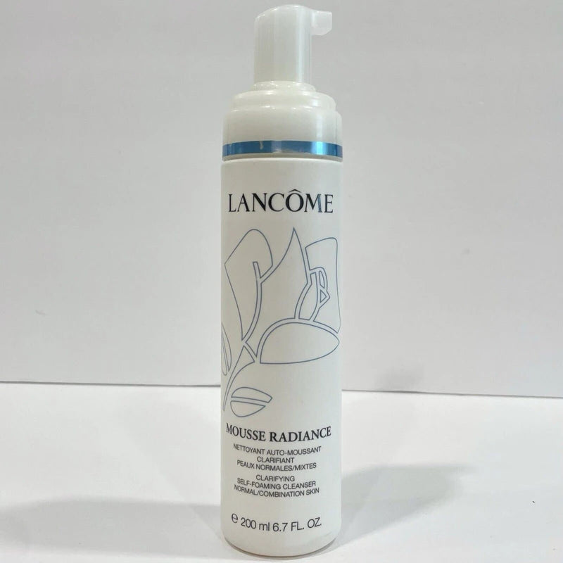 Lancôme Lancome Mousse Radiance Clarifying Self Foaming Cleanser 6.7 oz NEW Open No Lid