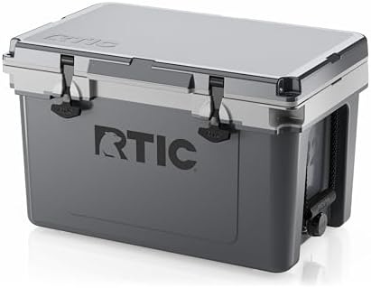 RTIC Ultra-Light 32 Quart Hard Cooler Insulated Portable Ice Chest Box for Drink, Beverage, Beach, Camping, Picnic, Fishing, Boat, Barbecue, 30% Lighter Than Rotomolded Coolers